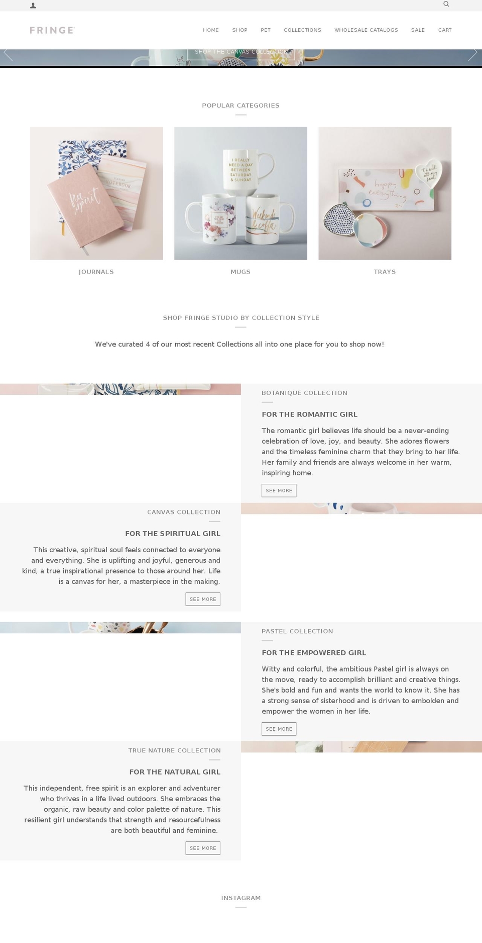 fringestudio.com shopify website screenshot