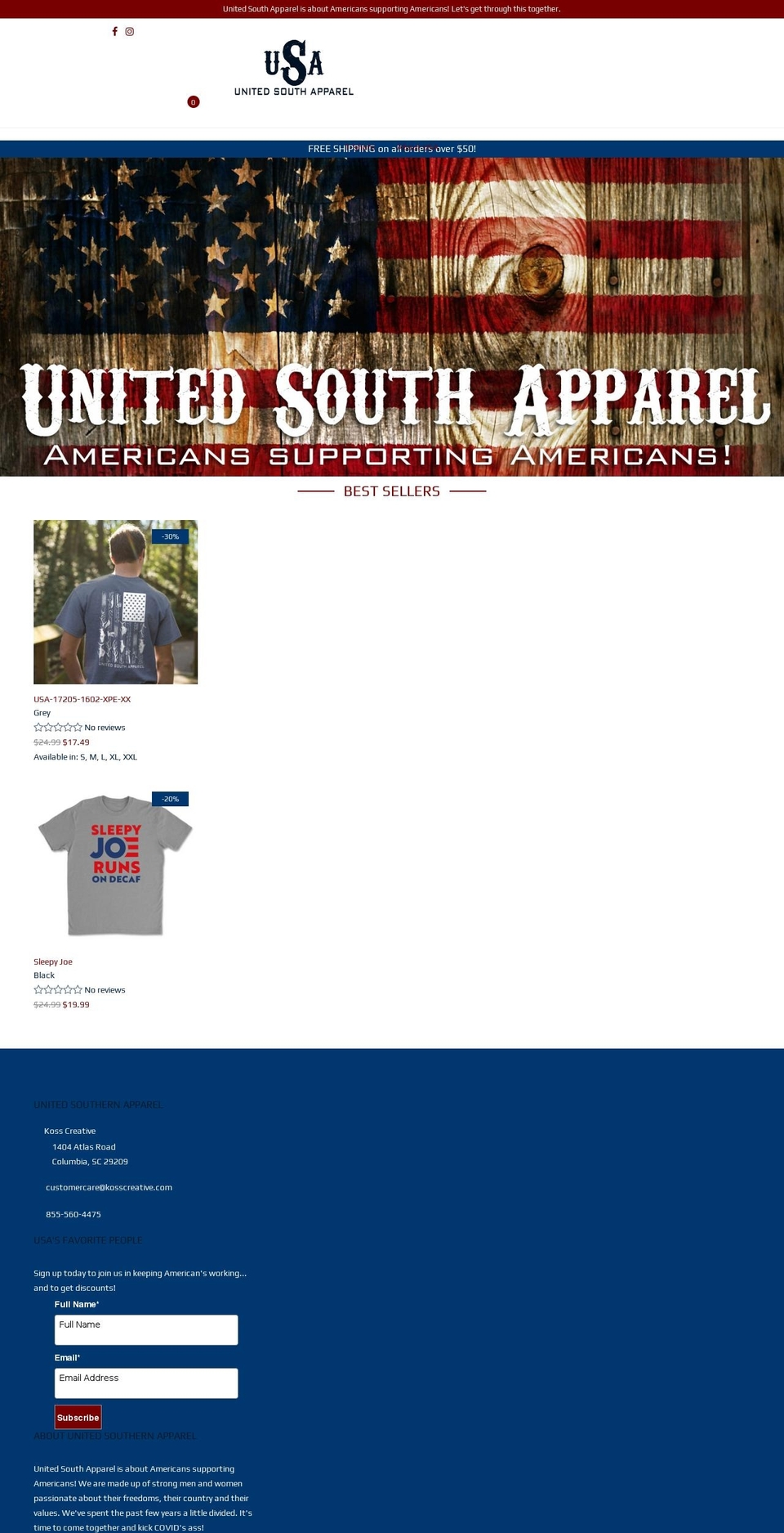 fripp-folly.myshopify.com shopify website screenshot