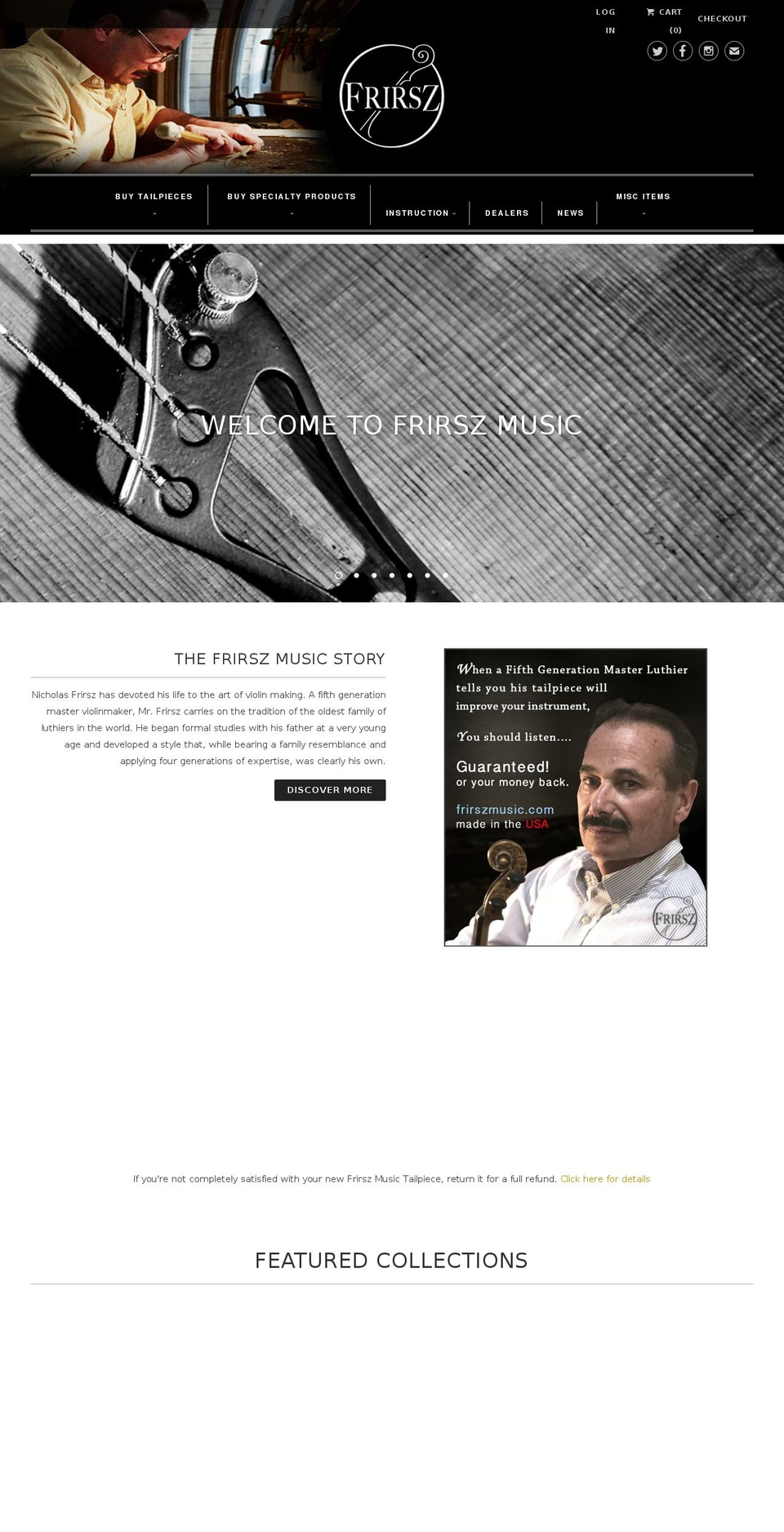 frirsz.com — Shopify storefront screenshot