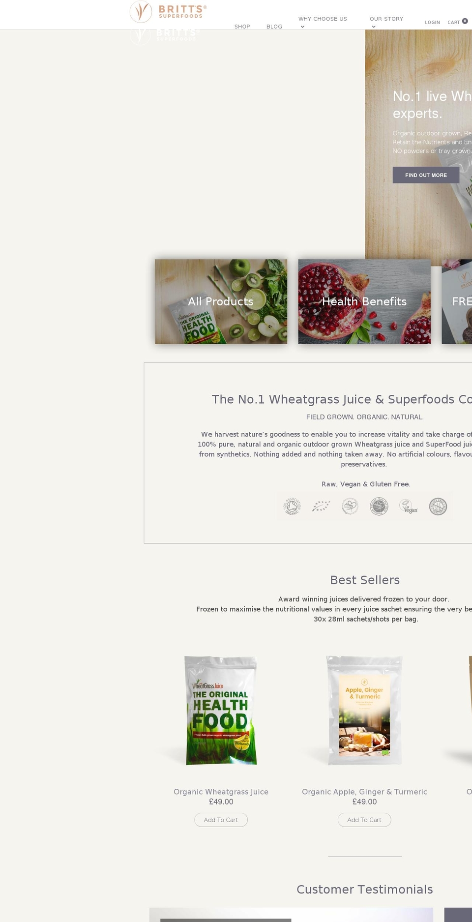 frischesweizengras.info shopify website screenshot