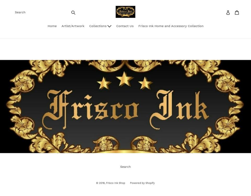 friscoink.com — Shopify storefront screenshot