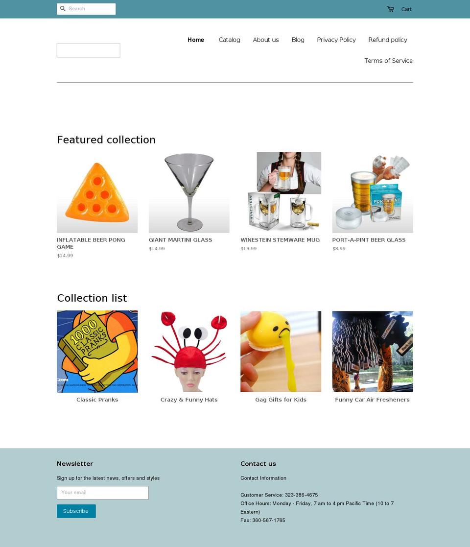 friskygifts.com — Shopify storefront screenshot