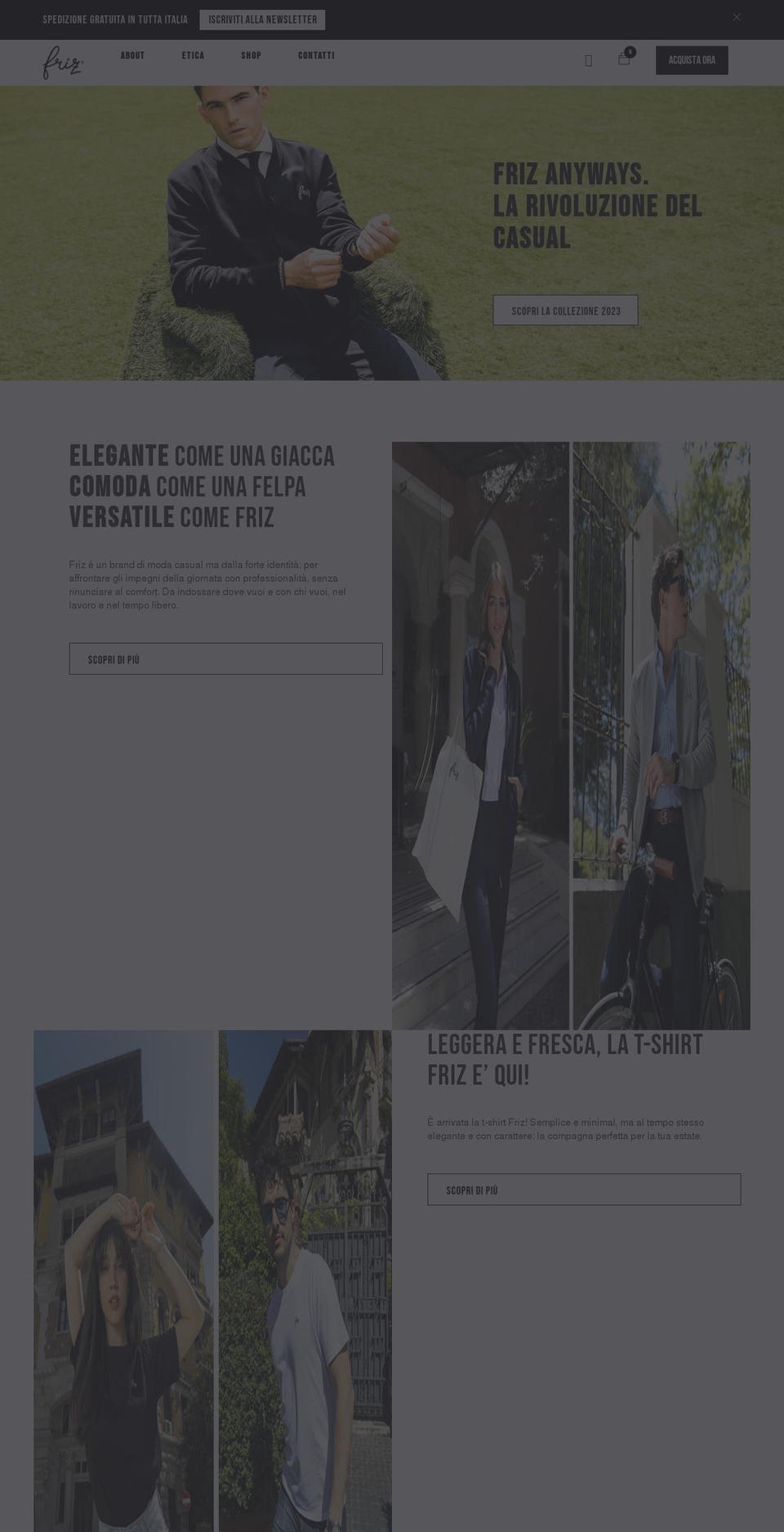 frizanyways.com shopify website screenshot