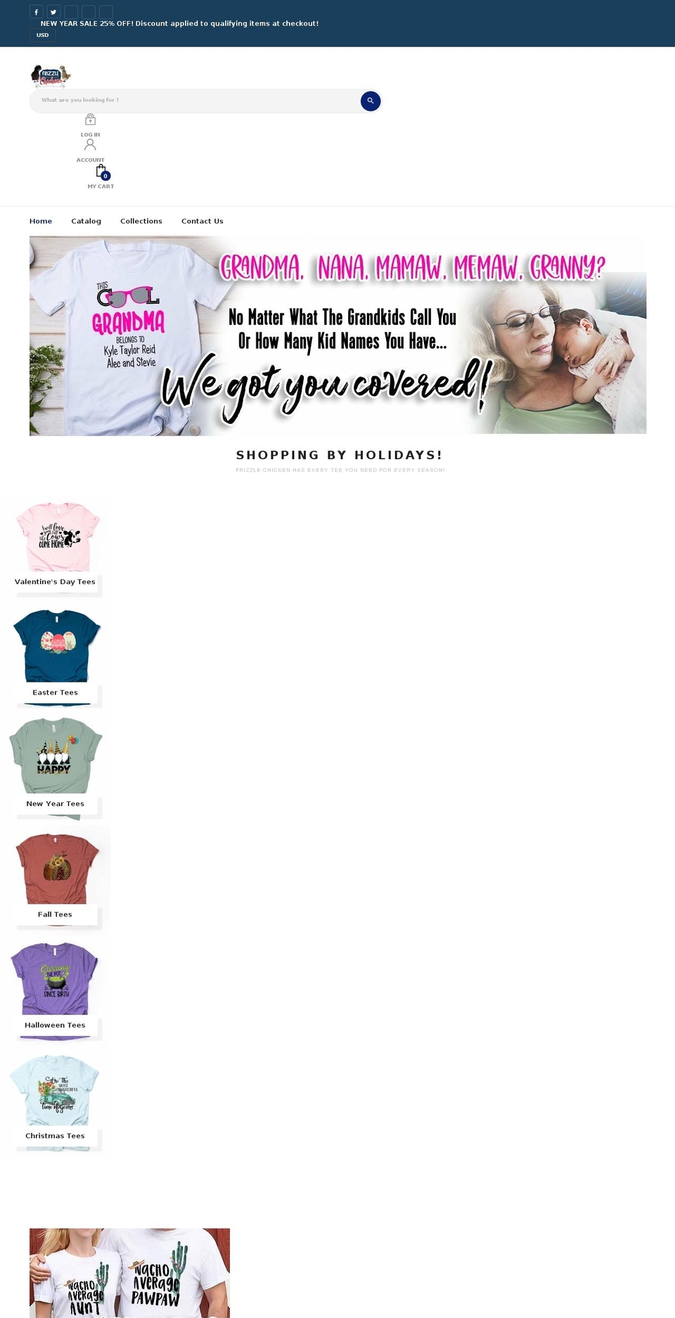 MAX Shopify theme site example frizzlechickens.com