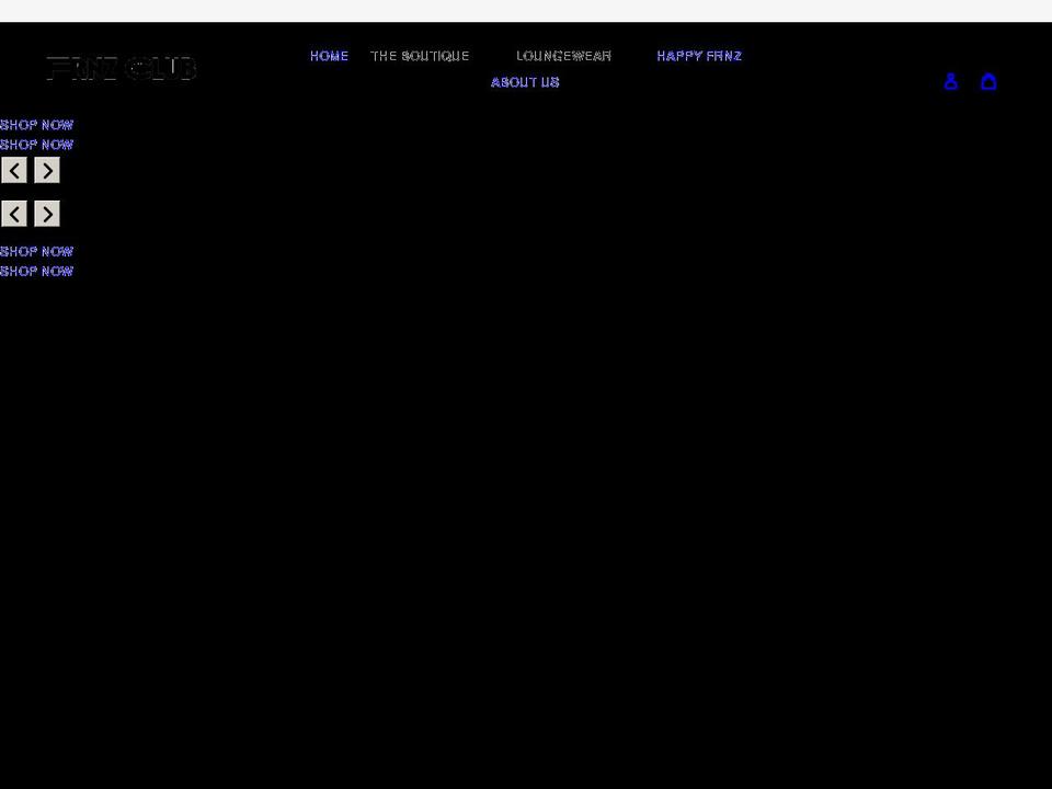frnzclub.com shopify website screenshot