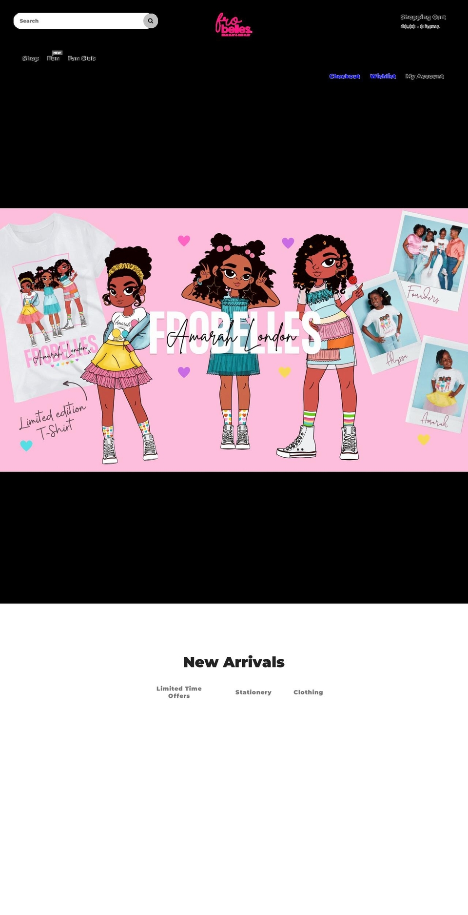 frobelles.com shopify website screenshot