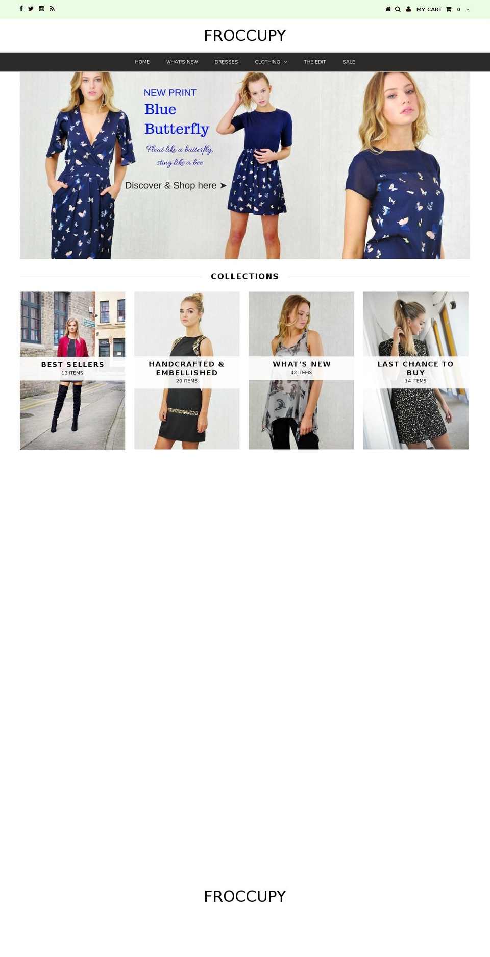 froccupy.com shopify website screenshot
