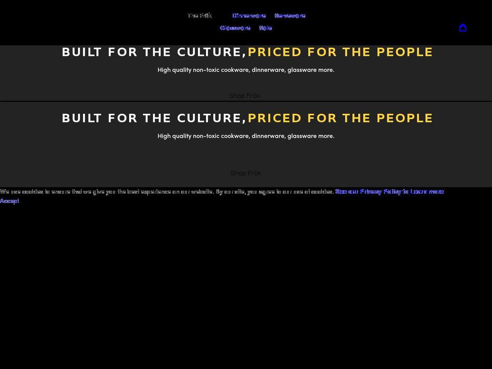frokit.com shopify website screenshot