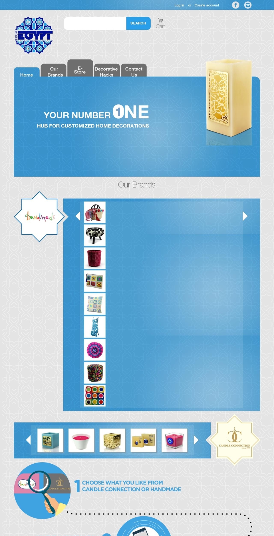 from-egypt.com shopify website screenshot
