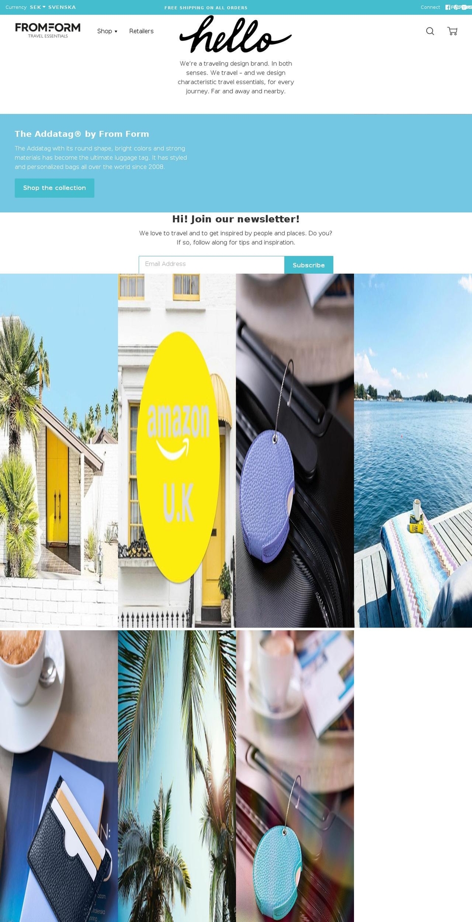 from-form.com — Shopify storefront screenshot