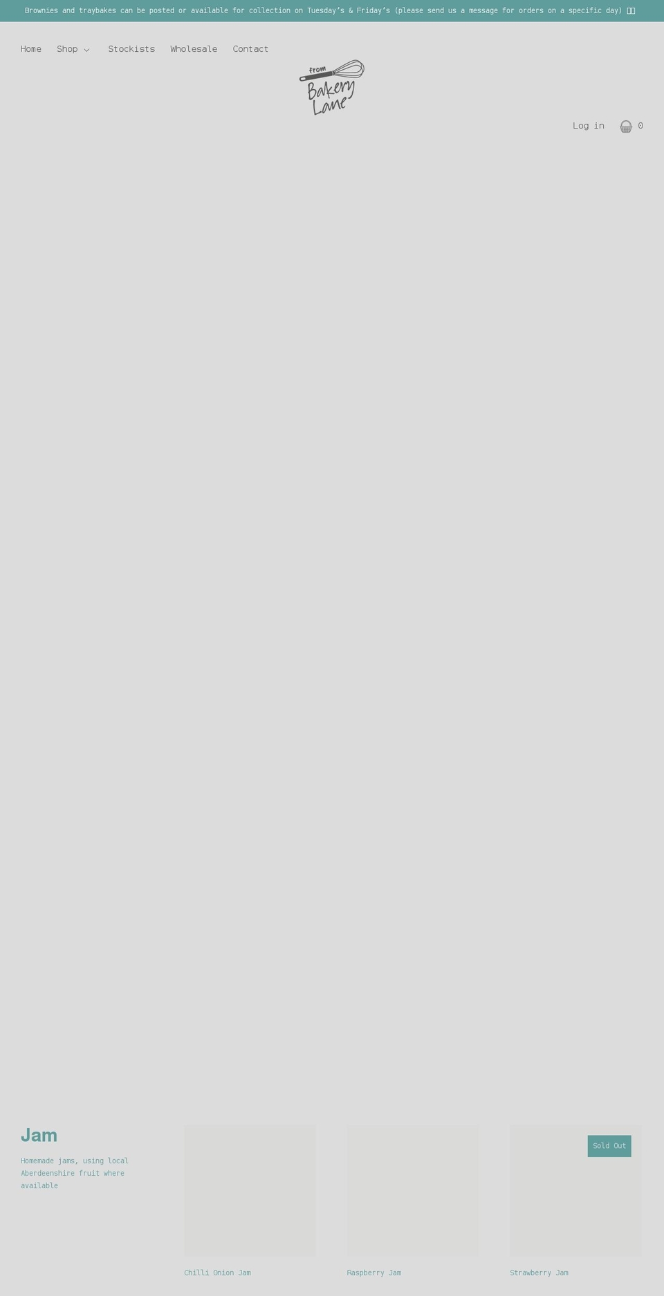 frombakerylane.com shopify website screenshot