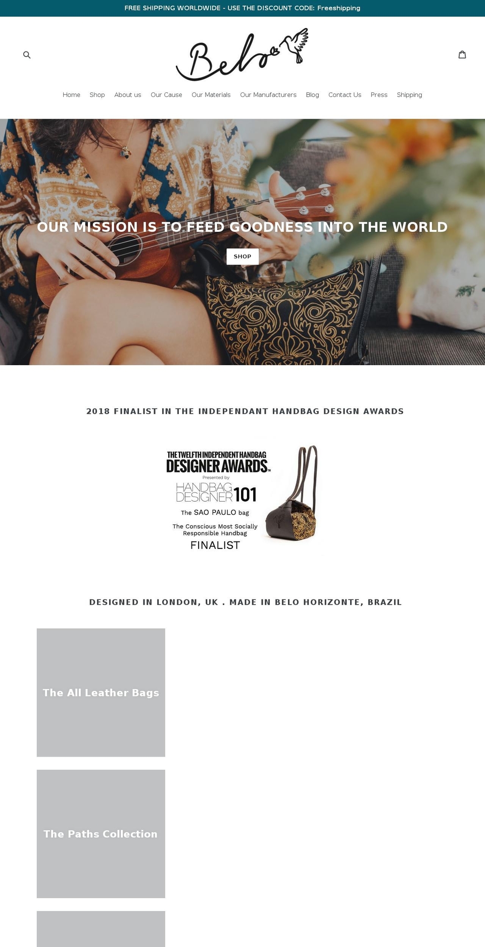 frombelo.com — Shopify storefront screenshot
