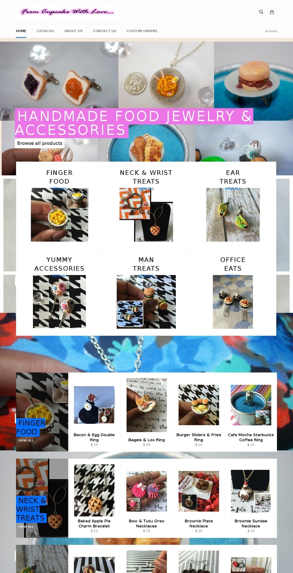 fromcupcakewithlove.com shopify website screenshot