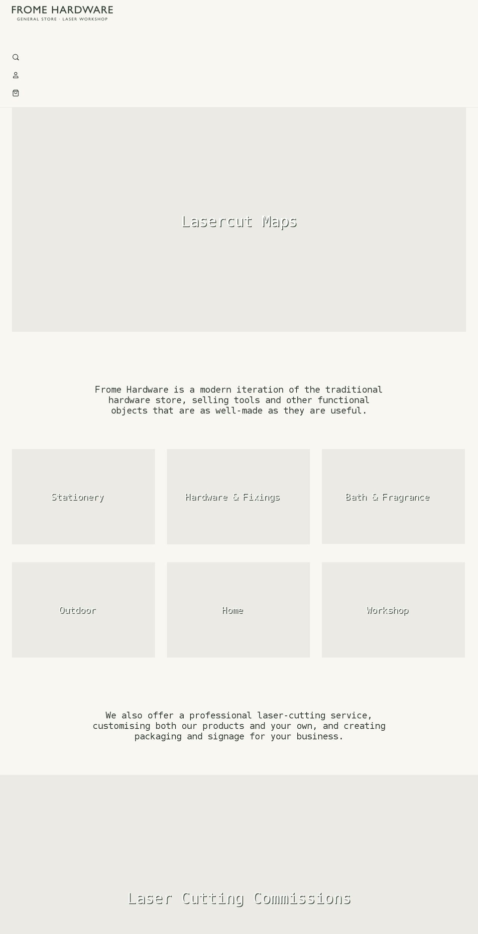 fromehardware.com shopify website screenshot