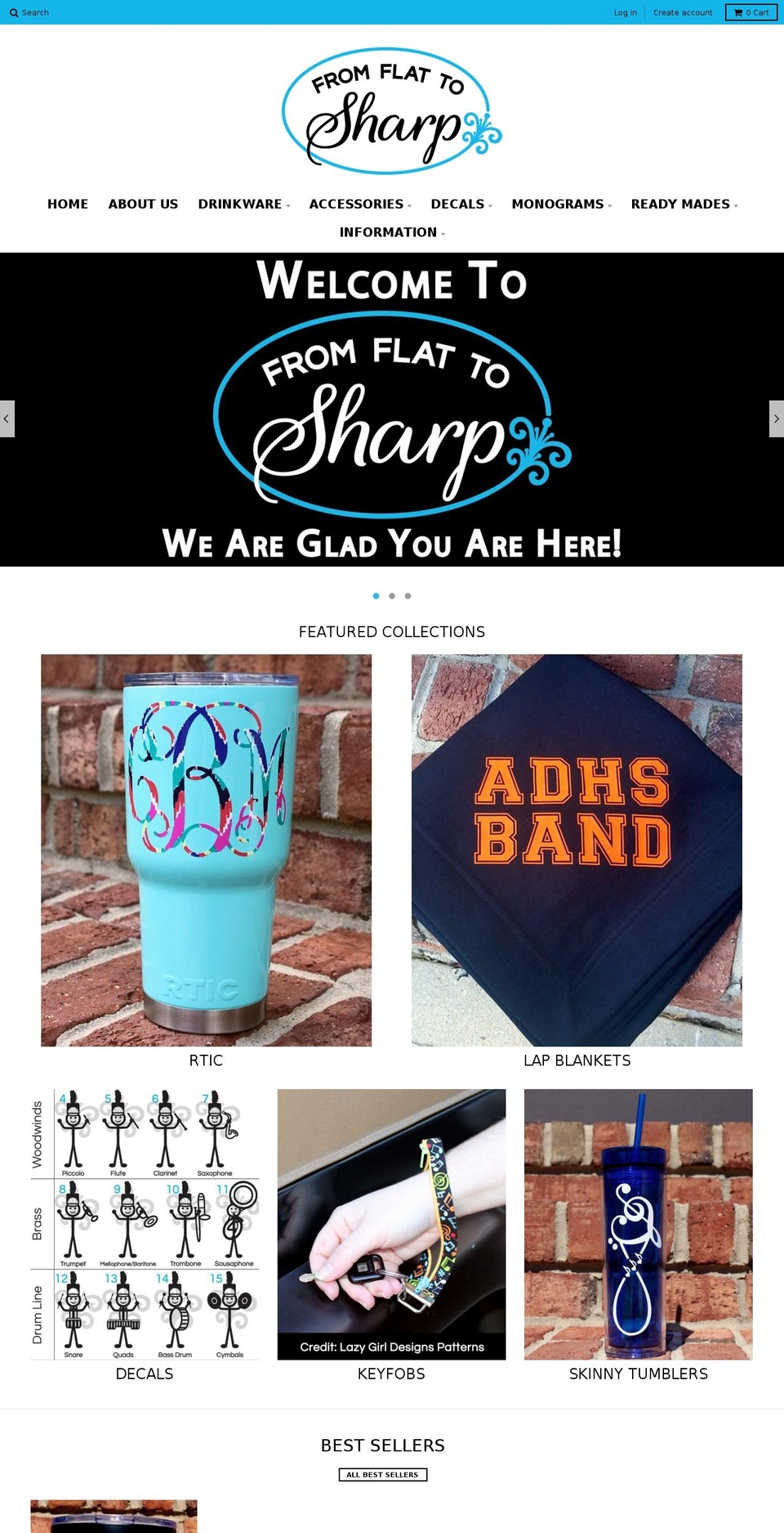 fromflattosharp.com — Shopify storefront screenshot