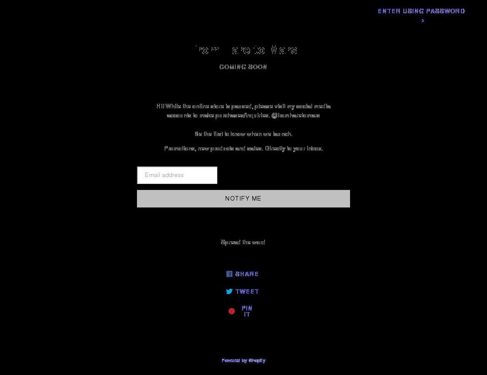 fromharetomars.com shopify website screenshot
