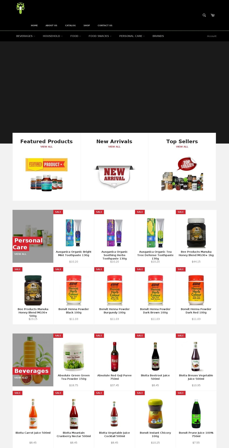Orogonal Copy Of Venture Theme Shopify theme site example fromnaturals.com