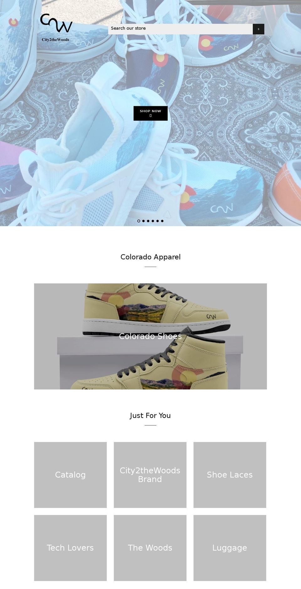 fromthecity2thewoods.com — Shopify storefront screenshot