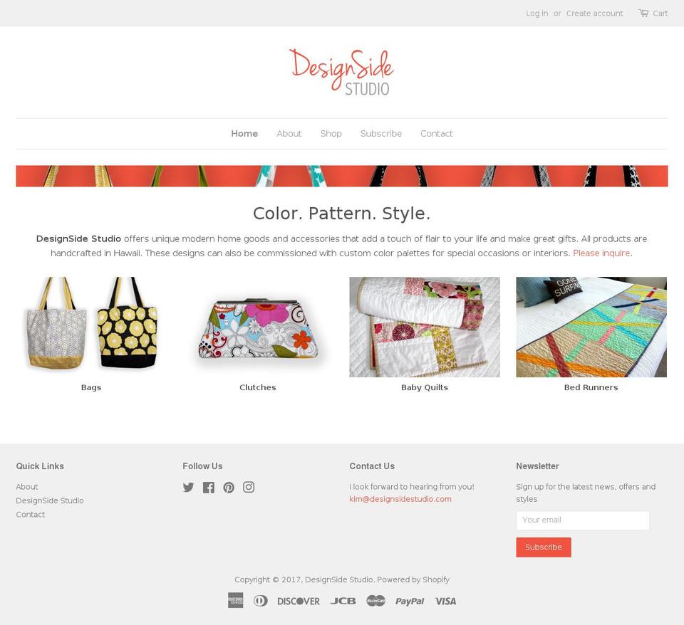 fromthedesignside.com shopify website screenshot
