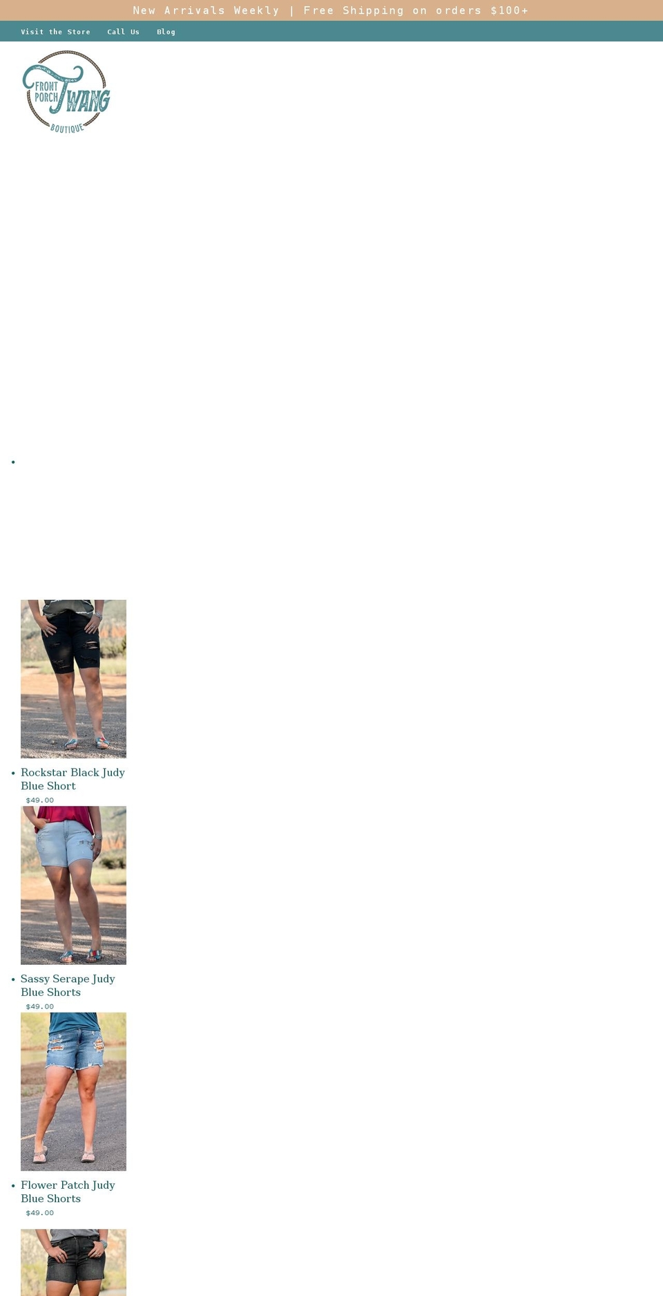 front-porch-twang.myshopify.com shopify website screenshot