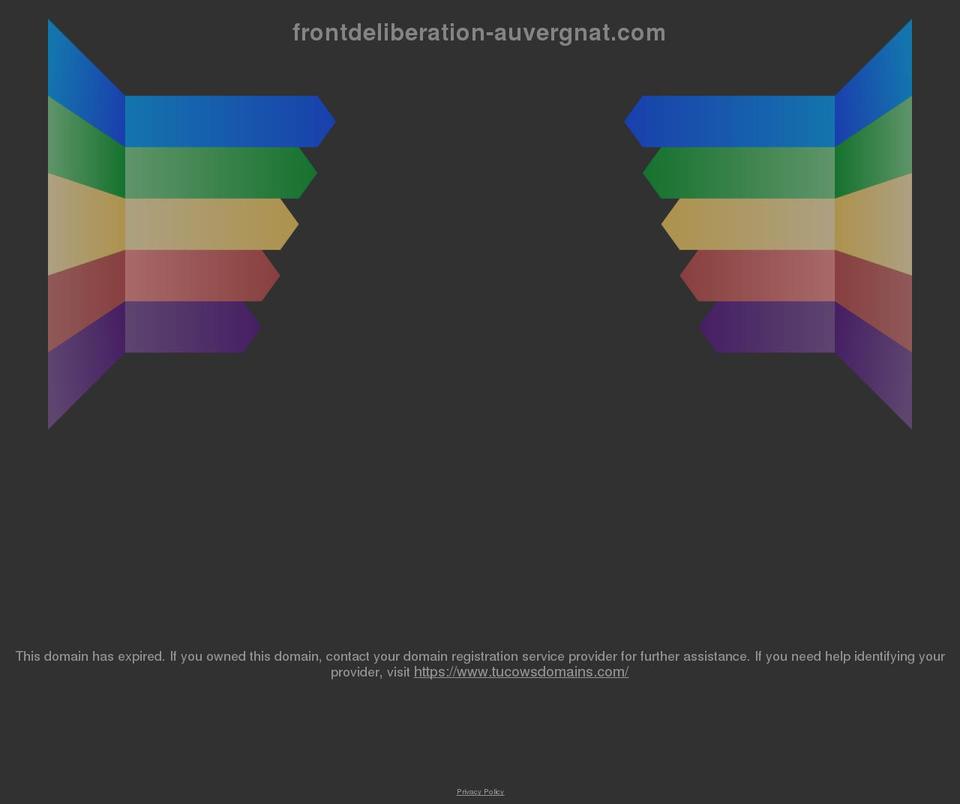 frontdeliberation-auvergnat.com shopify website screenshot