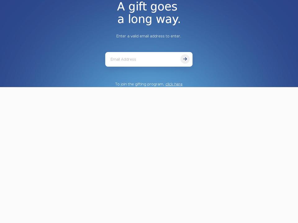 frontdoorgifting.com shopify website screenshot