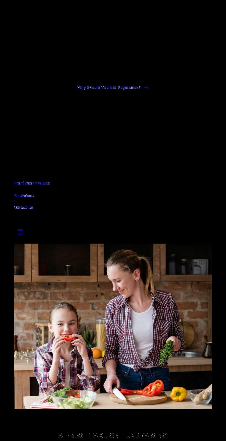 frontdoorproduce.com shopify website screenshot