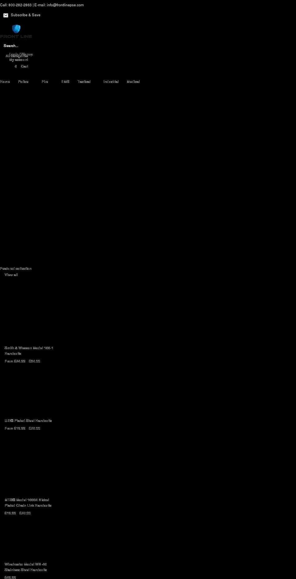 frontlinepse.com shopify website screenshot