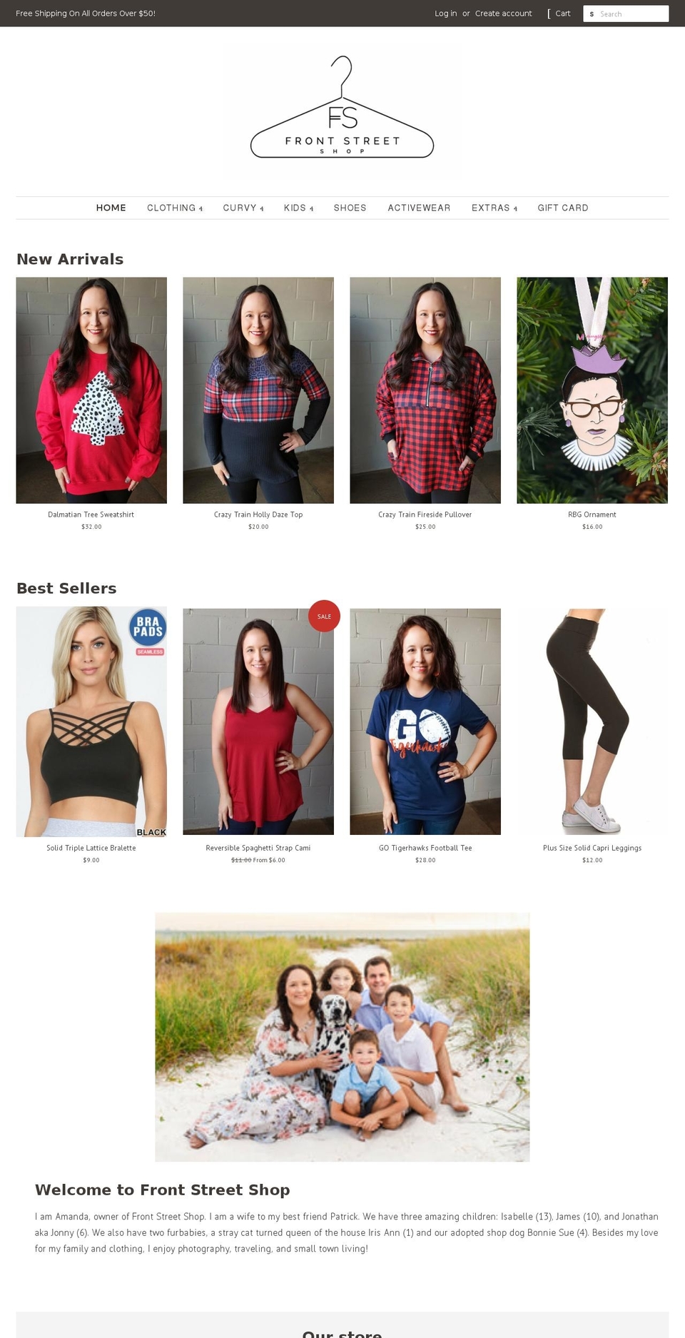 frontstshop.com — Shopify storefront screenshot