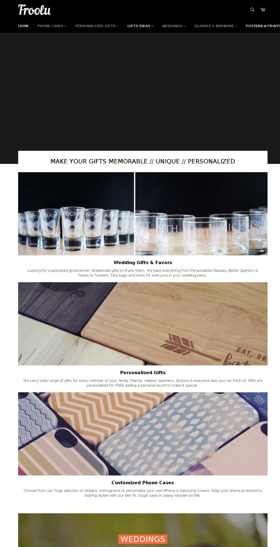 froolu.com shopify website screenshot