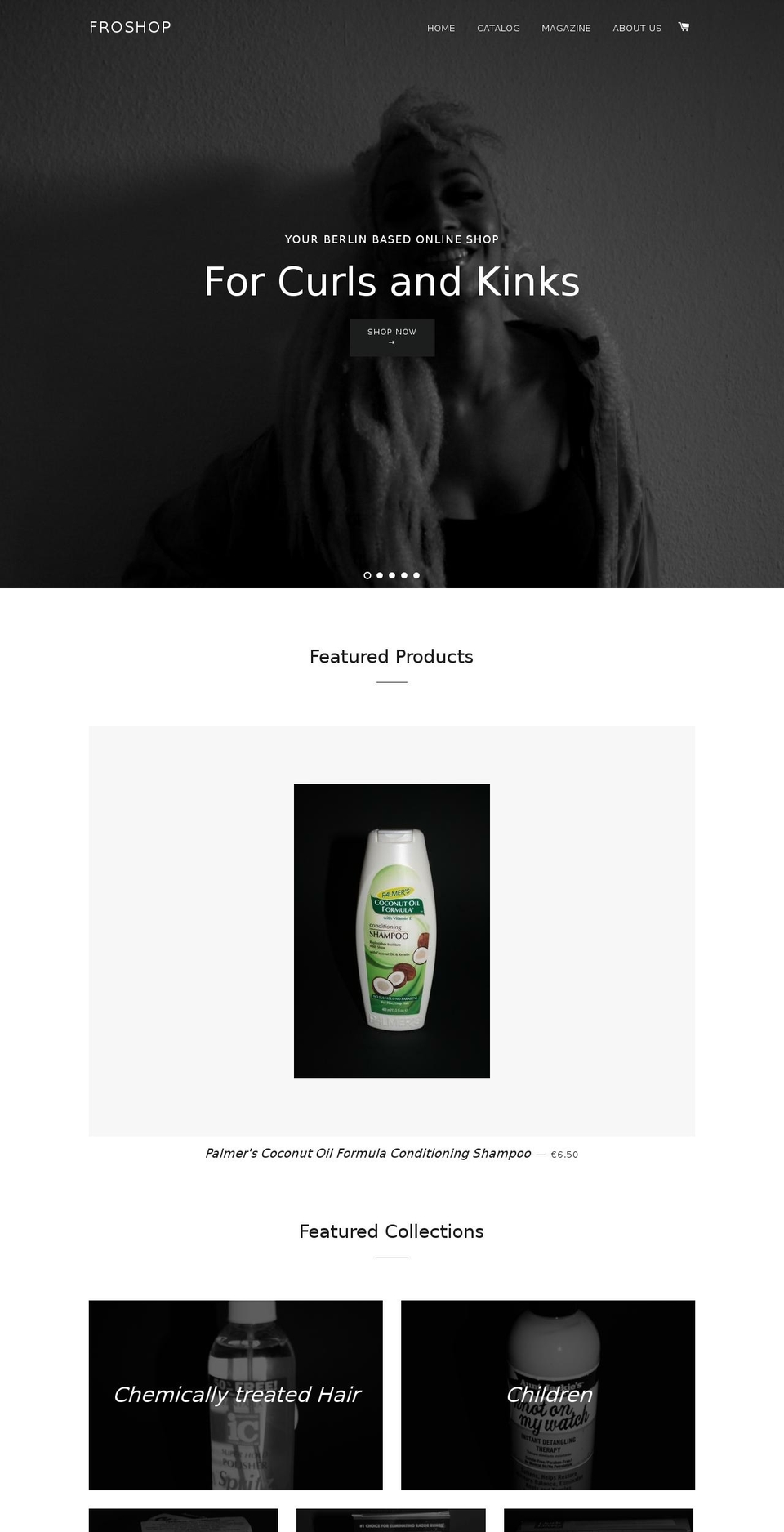 froshop.com shopify website screenshot