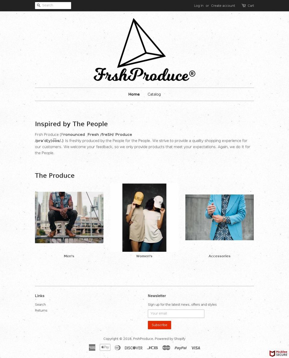 frshproduce.com — Shopify storefront screenshot