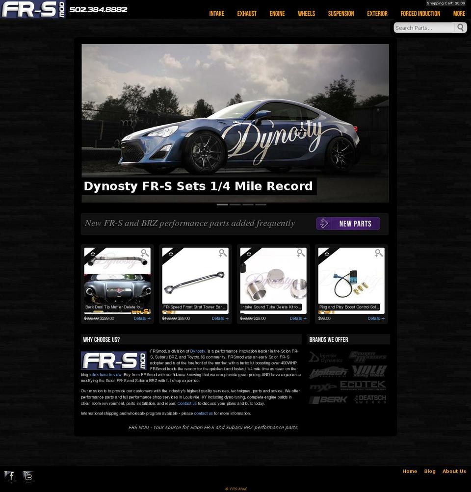 frsmod.com shopify website screenshot