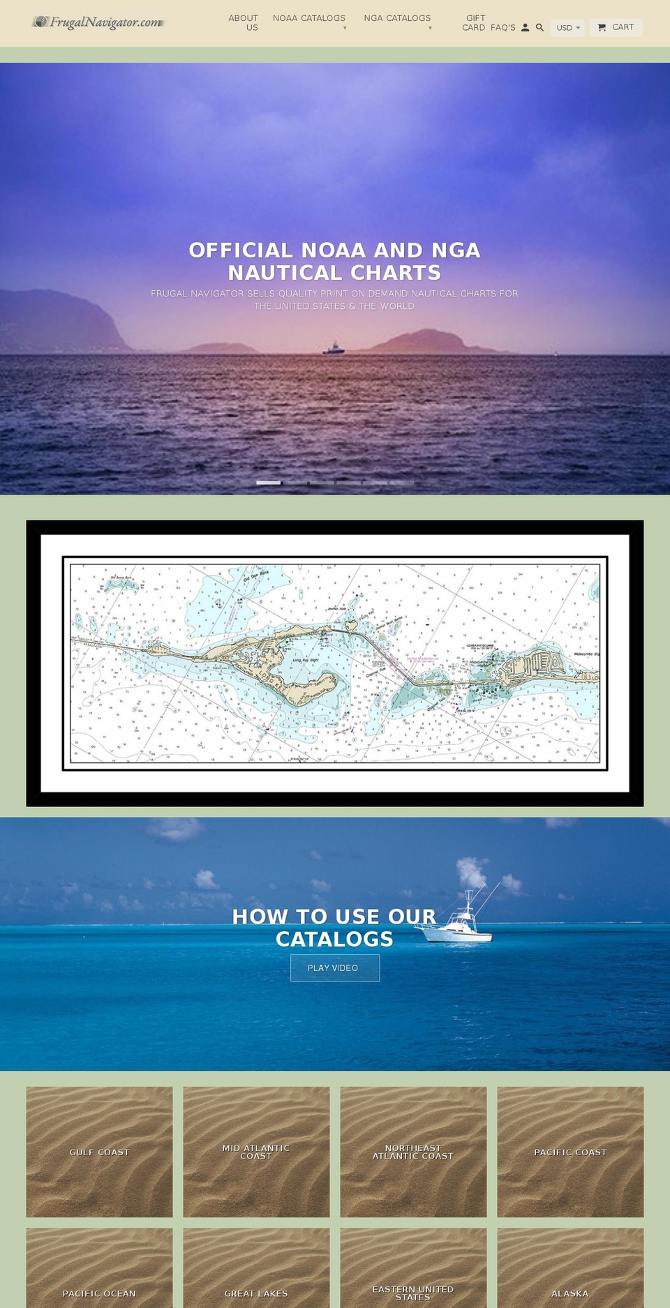 frugalnavigator.com shopify website screenshot