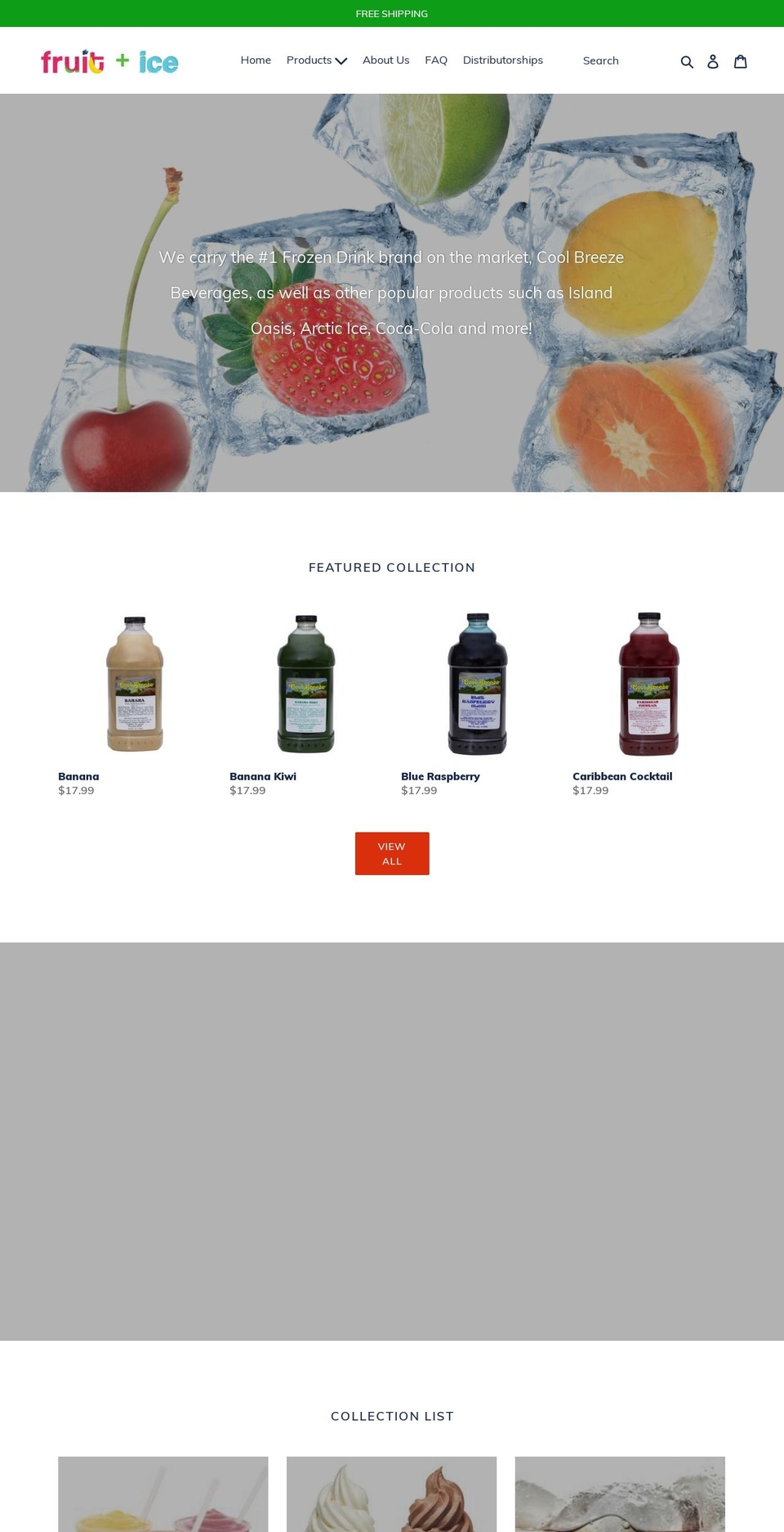 fruitandice.com — Shopify storefront screenshot