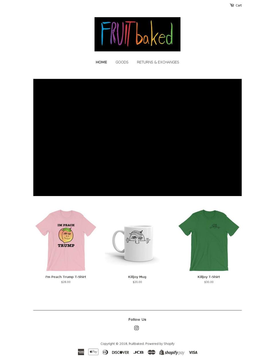 fruitbaked.com — Shopify storefront screenshot