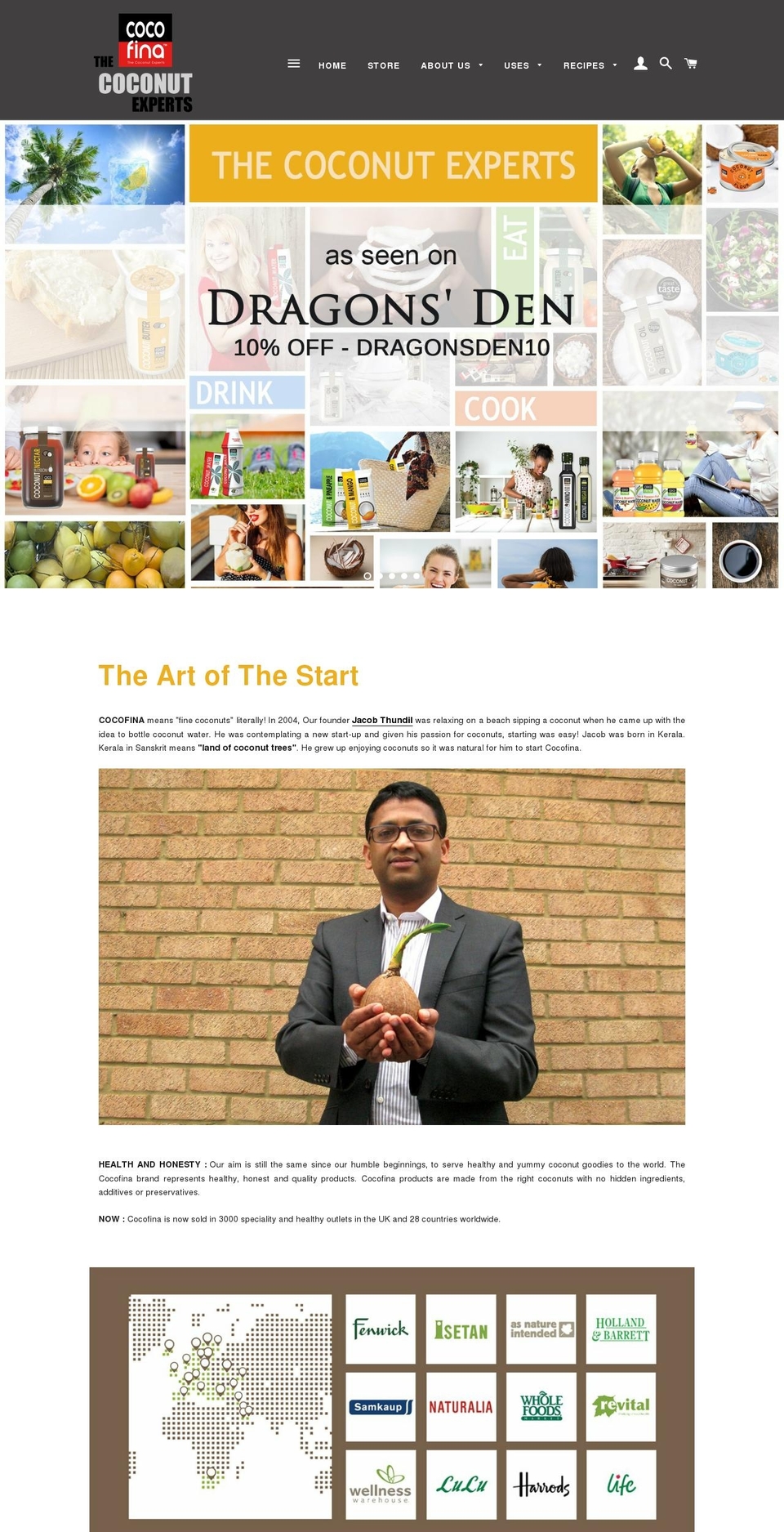 fruitfina.com shopify website screenshot