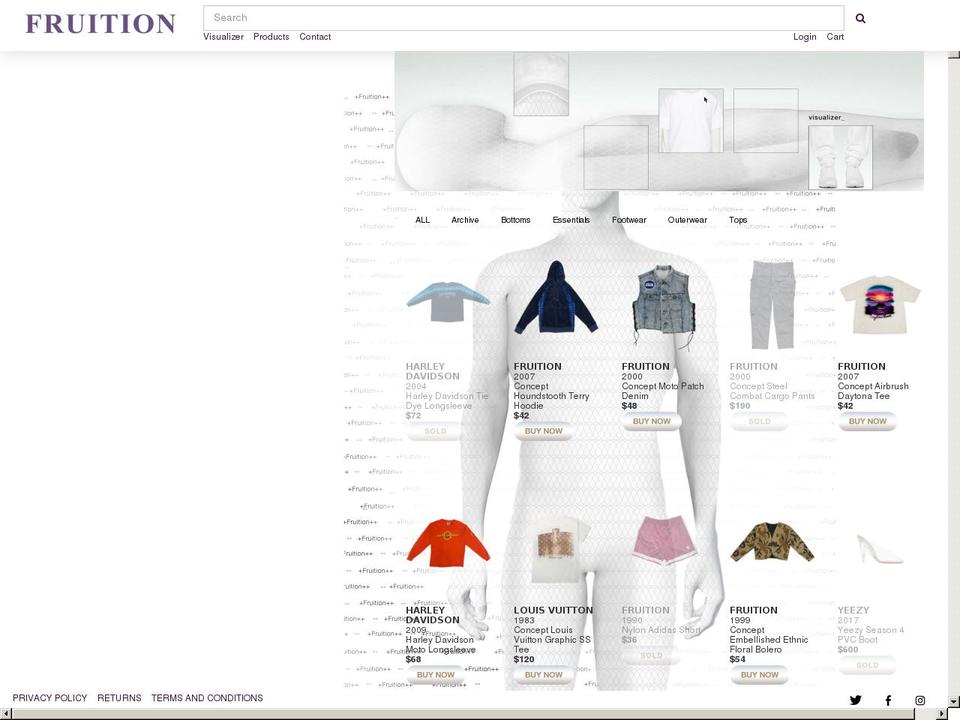 fruitionla.com — Shopify storefront screenshot