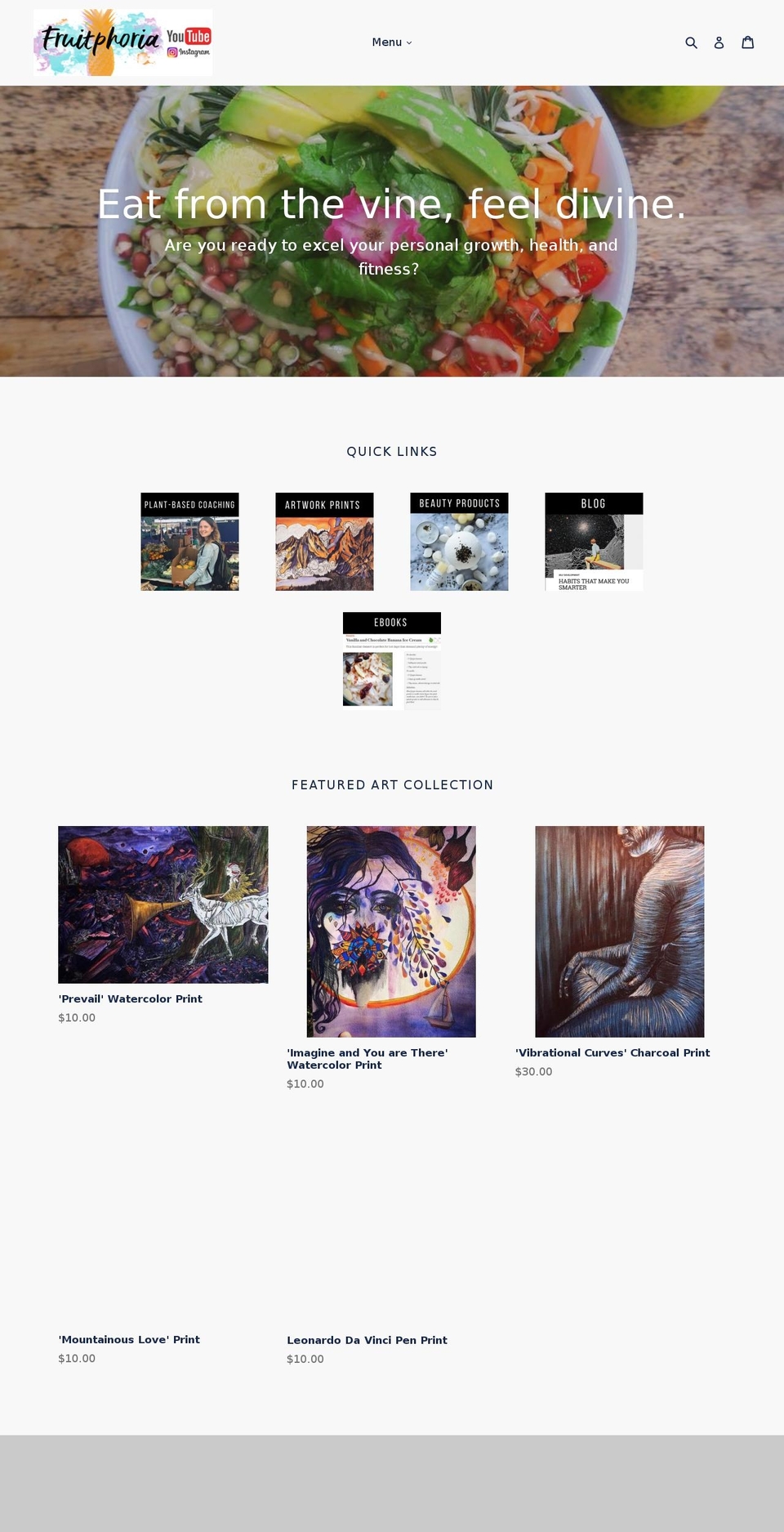 fruitphoria.com — Shopify storefront screenshot