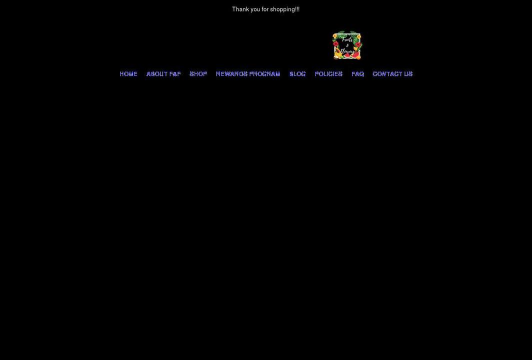 fruitsandflowersbvi.com shopify website screenshot