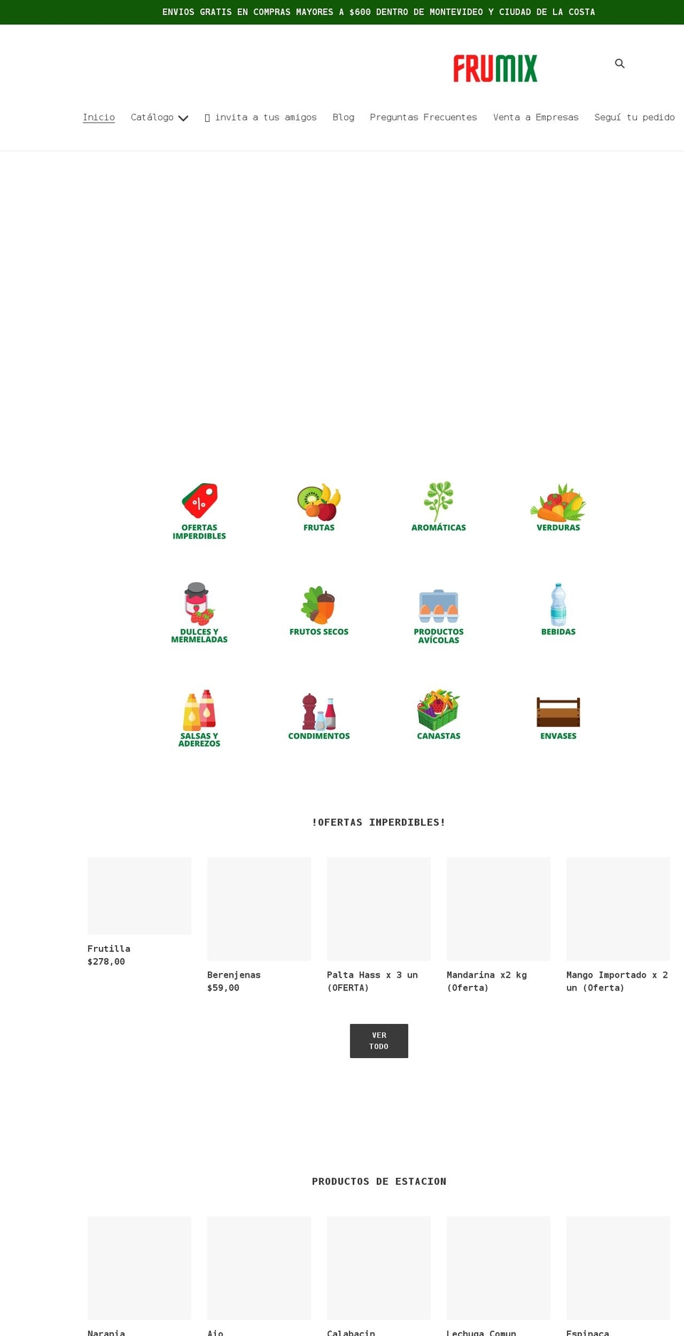 frumix.uy shopify website screenshot