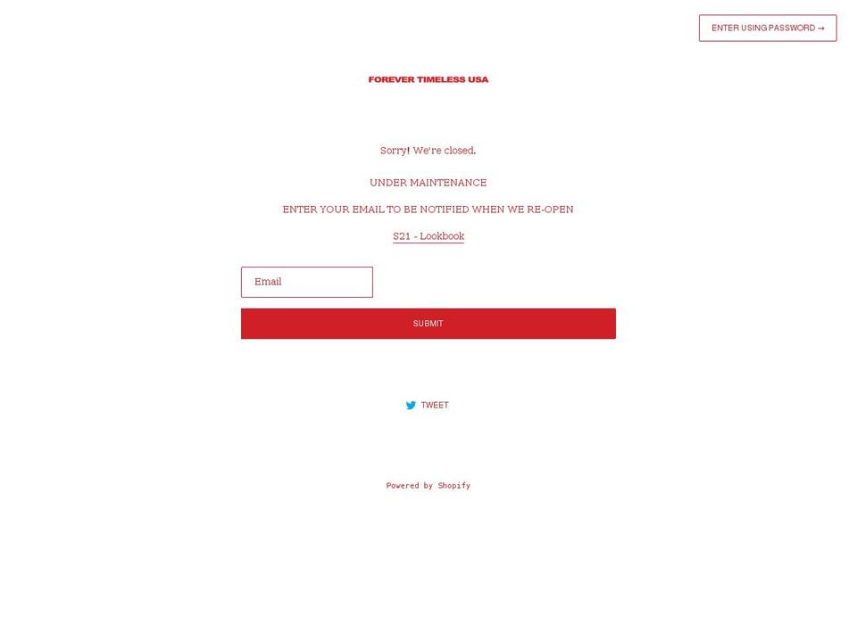 frvrtmls.com — Shopify storefront screenshot