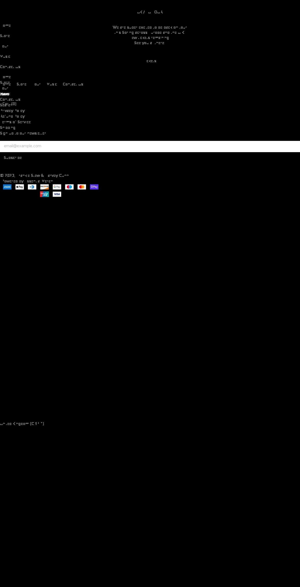 fsandhg.com shopify website screenshot