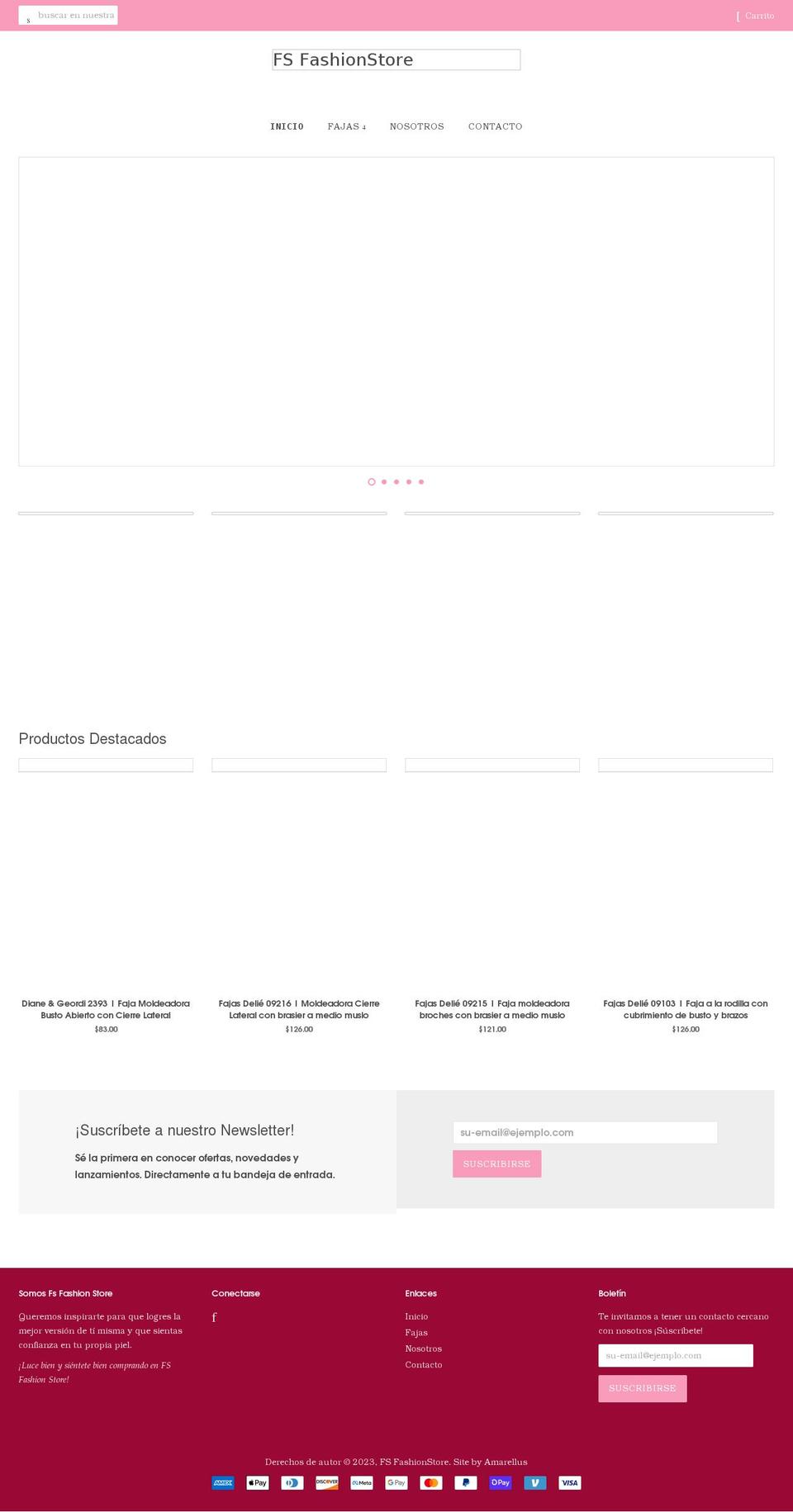 fsfashionstore.com shopify website screenshot