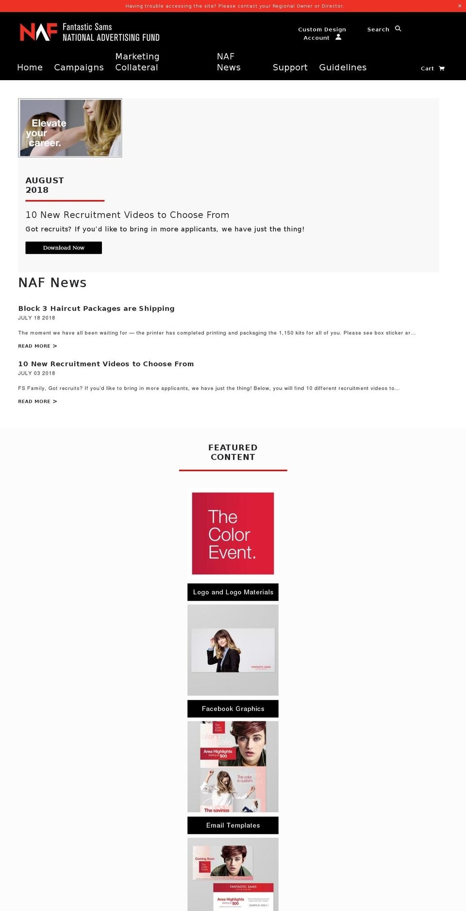 fsmarketinghub.com shopify website screenshot