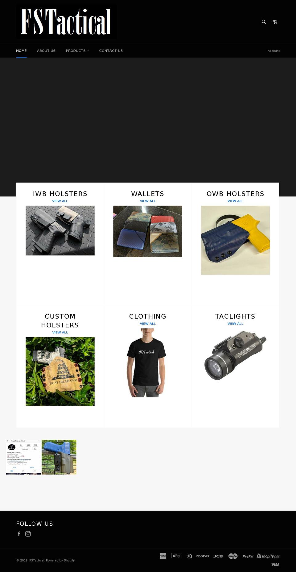 fstactical.com shopify website screenshot