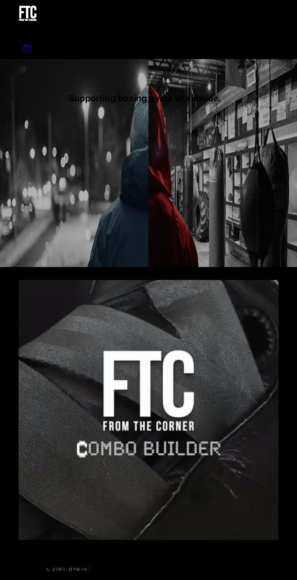 ftc-boxing.com shopify website screenshot