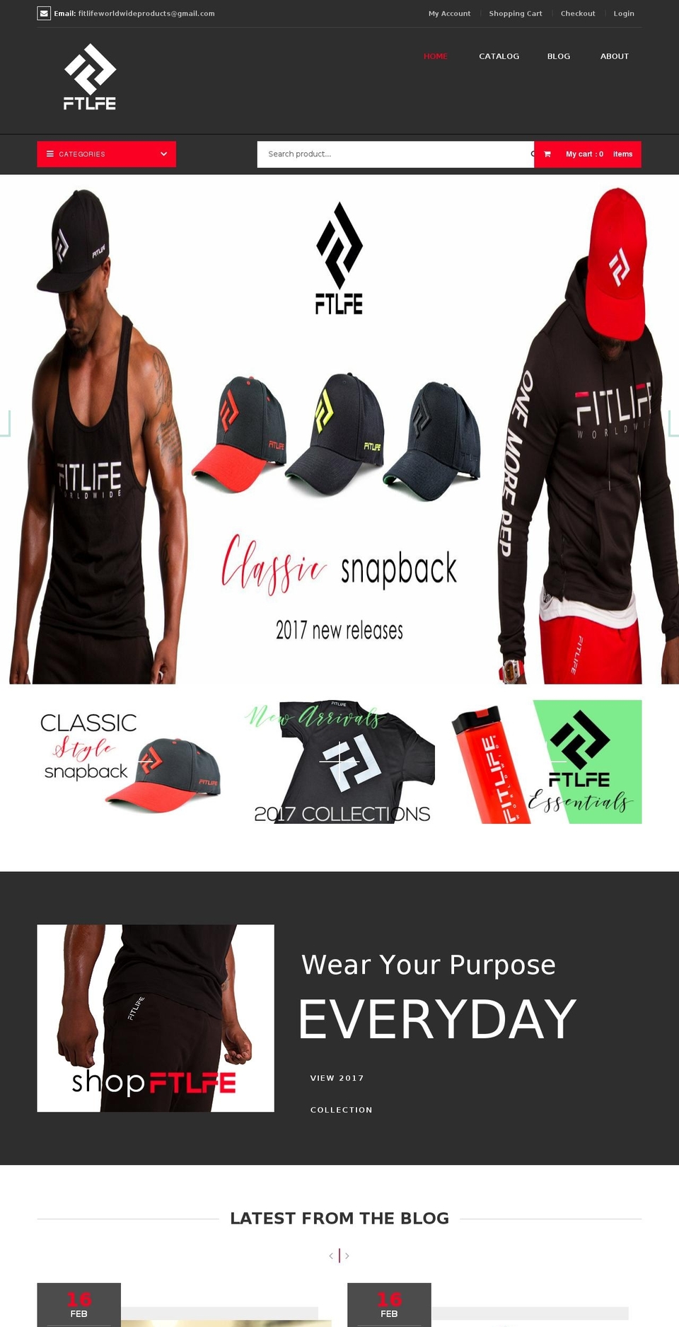 ftlfe.com — Shopify storefront screenshot