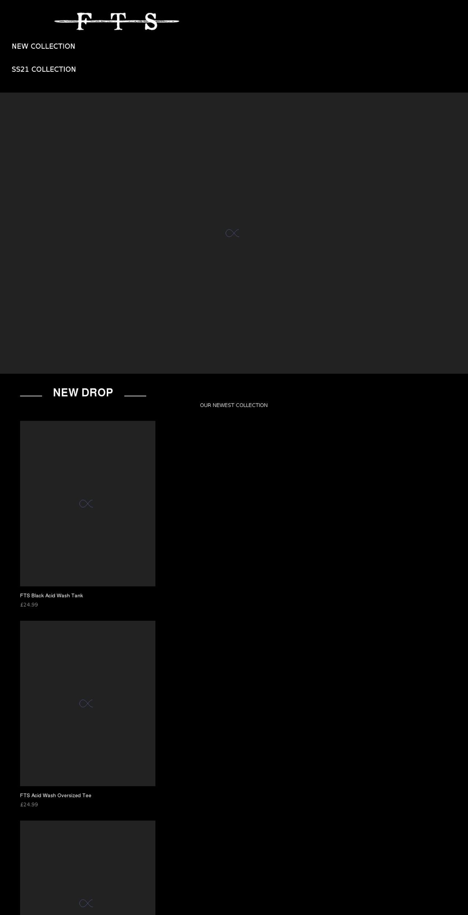 fts-clothing.com shopify website screenshot