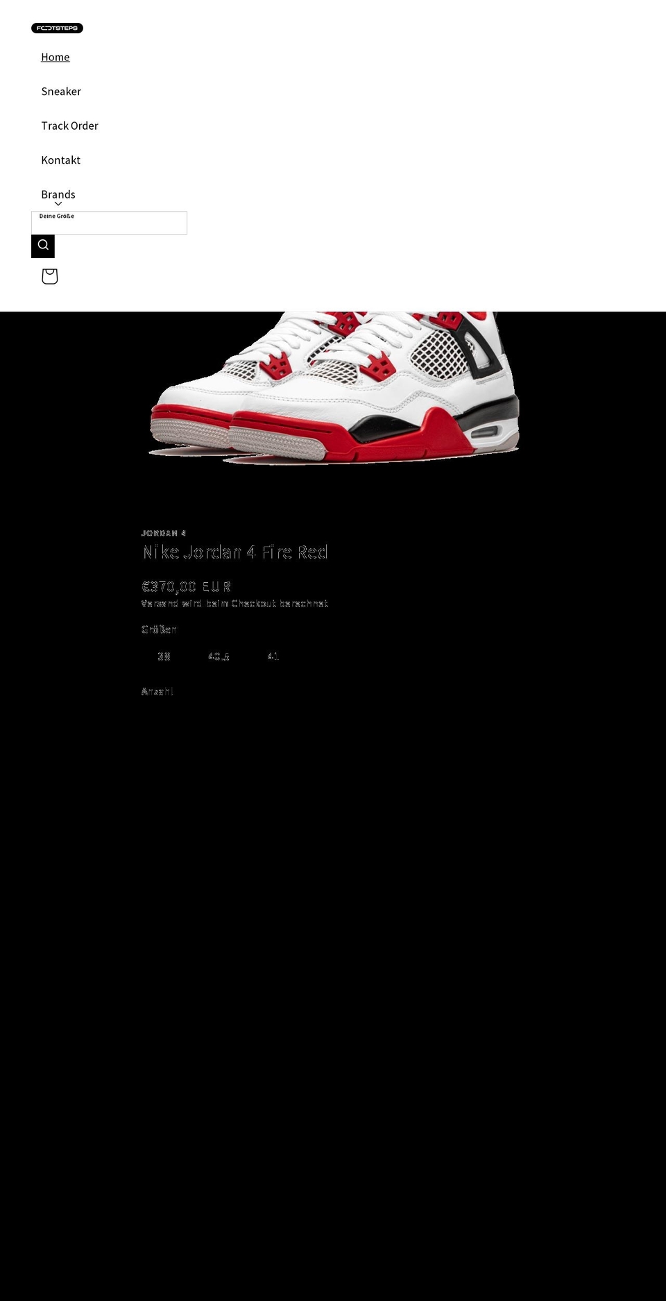 ftsteps.com shopify website screenshot